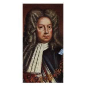  King George I portrait (Reigned 1714   1727) Giclee Poster 