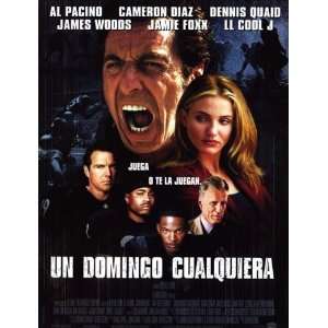  Any Given Sunday (1999) 27 x 40 Movie Poster Spanish Style 