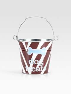 The Macbeth Collection   Bitsy Dog Treats Bucket/Zebra