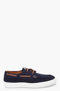 Moncler Navy Ramatuel Boat Shoes for men  