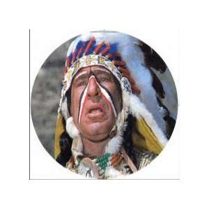 Mel Brooks Yiddish Indian Chief Pin