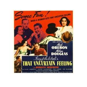  That Uncertain Feeling, Merle Oberon, Melvyn Douglas, 1941 