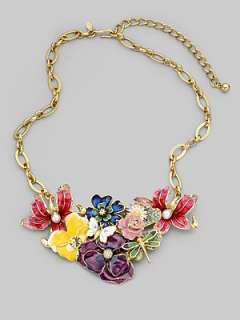Kenneth Jay Lane   Garden Party Necklace    