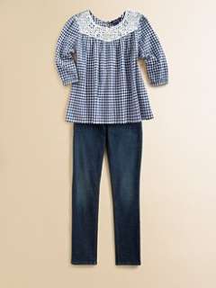 Ralph Lauren   Girls Gingham Blouse