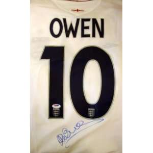 Michael Owen Autographed Jersey