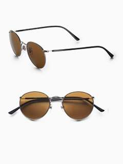Small Round Sunglasses/Green Frames