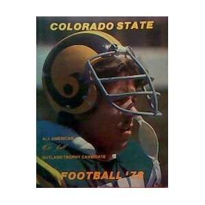   State University Rams Football 1978 Media Guide Mike Mills Books