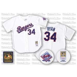 Texas Rangers Authentic 1993 Nolan Ryan Home Jersey By Mitchell & Ness