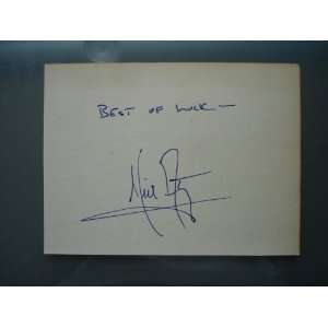 Neil Armstrong SIGNED signature card