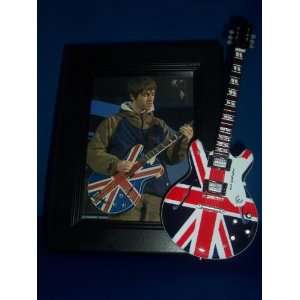  OASIS NOEL GALLAGHER Mini Guitar PICTURE FRAME Everything 