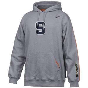  Nike Syracuse Orange Ash Practice Hoody Sweatshirt Sports 