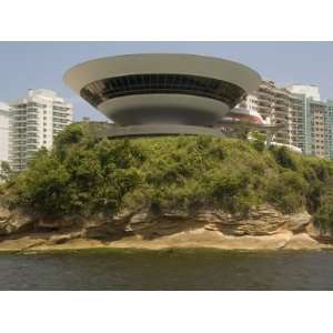 Museum of Contemporary Art, Designed by Oscar Niemeyer, Niteroi, Rio 