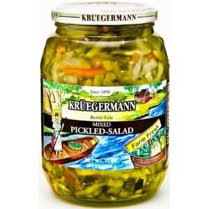 Mixed Pickled Salad 32 fl oz  Grocery & Gourmet Food