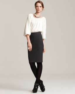   Elegance Jencia Silk Top and Golda Pencil Skirt  