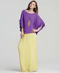 alice olivia tunic top rolled sleeve $ 198 00