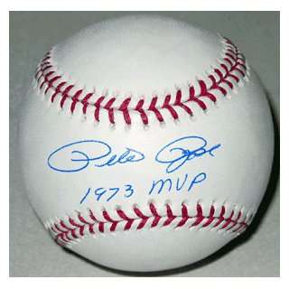Pete Rose Signed Ball   1973MVP Official Major League