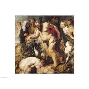   Silenus   Poster by Peter Paul Rubens (18x24) Patio, Lawn & Garden