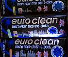 EUROCLEAN MICRO FIBER MOP PAD 2 PACK EURO CLEAN NO CHEMICALS NEEDED
