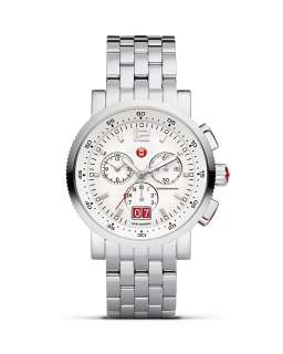 Michele Sport Sail Large White Dial Watch   Jewelry & Accessories 