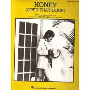    Sheet Music Honey Open That Door Ricky Skaggs 133 