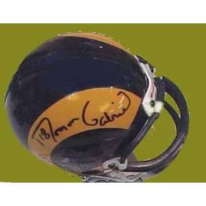  Roman Gabriel Autographed Mini Helmet