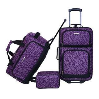 Apt. 9 3 pc. Camden Leopard Luggage Set
