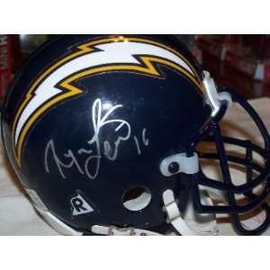 Ryan Leaf Signed Mini Helmet