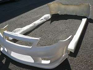   BODY KIT FRONT/REAR/SIDES FIBERGLASS BUMPERS AIR DAM GEL COATED  