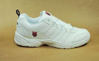   WHITE NAVY AND RED COMFORTABLE TENNIS SHOES MEN SIZE 01733130  