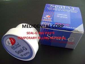 SEAL G (CAVIT G) TEMPORARY FILLING & CAVITY MATERIAL 38gr  