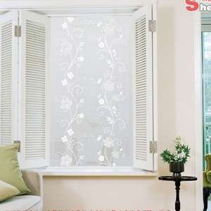   Removable Privacy Frosted Windows Glass Film Frosting Home Decoration
