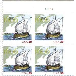  2006 SAMUEL de CHAMPLAIN #4073 Plate Block of 4 x 39 cents 