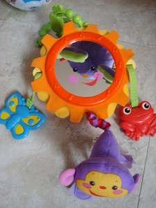 Go Baby Go Shake and Rattle Monkey Ball, musical hanging monkey and 