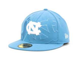   New Era 59Fifty UNC Tarheels NCAA Trilogy Fitted Cap Hat $32  