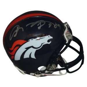 Shannon Sharpe Signed Mini Helmet   Autographed NFL Mini Helmets
