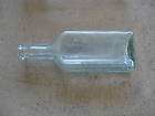 Vintage Glass Medicine Bottle Fletchers Castoria LOOK