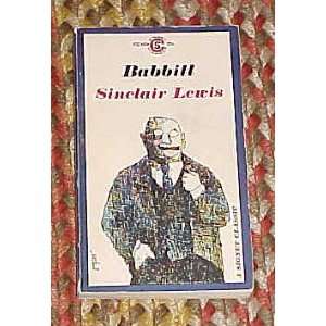  Babbitt by Sinclair Lewis 1961 Sinclair Lewis Books