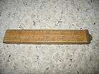 antique stanley folding carpenter s rule wood and bras expedited