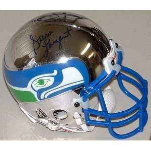 Steve Largent Autographed Seahawks Mini  Helmet