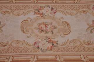 2x4 AREA RUG FRENCH AUBUSSON SAVONERRIE IVORY GOLD NEW  