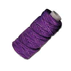Tandy Leather Waxed Braided Cord Thread 25yds Purple  