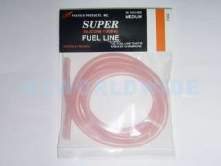 Prather Super Silicone Fuel Line 36 Long Medium Tube  