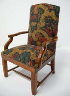 Dollhouse Miniature Famous Maker Furniture 1012 Arm Chair  
