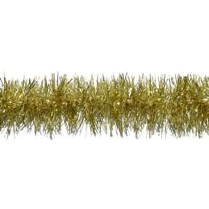   Ft Velvet Visions Themed Velvet Tinsel Garland   Tiffany Gold Metallic