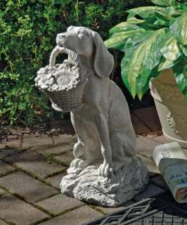 Loyal Dog Mans Best Friend Garden Sculpture Statue  