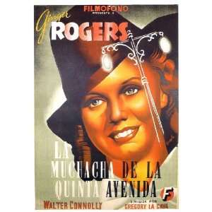   Ginger Rogers)(Walter Connolly)(Verree Teasdale)