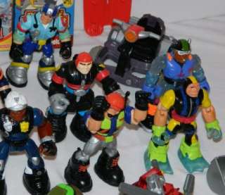 Lot 16 Rescue Heroes Figures 16 Backpacks 4 Animals Helicopter & More 