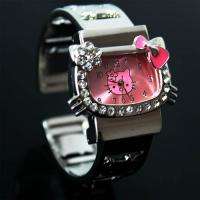 New Pink HelloKitty Lady Girl Crafts Bracelet Wrist Watch, T46 PK 