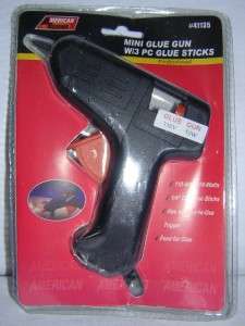 Mini Glue Gun With 3 Glue Sticks (NIP) Gr8 for Crafts  