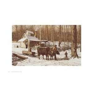  Sugar Bush by William Breedon. size 36 inches width by 24 